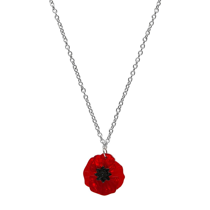 Poppy Field Mini Pendant Necklace by Erstwilder