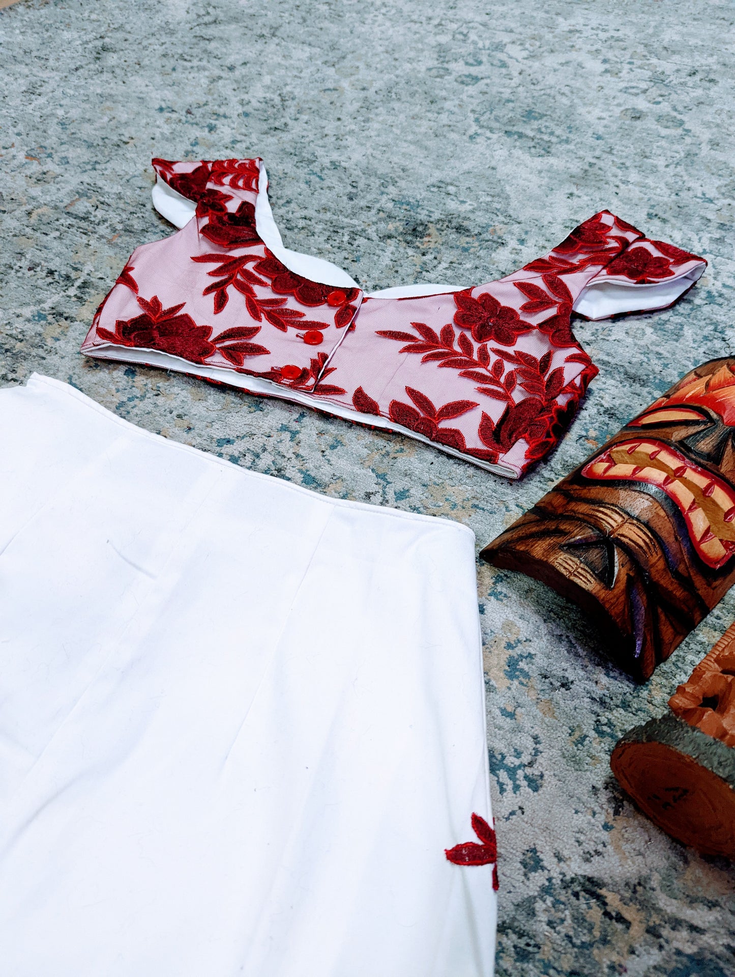 Two Piece Hawaiian Sarong Set by Hollyville