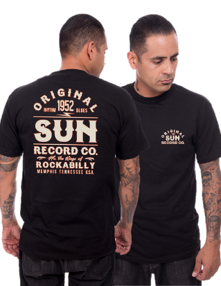 Original Sun Records Tshirt in Black