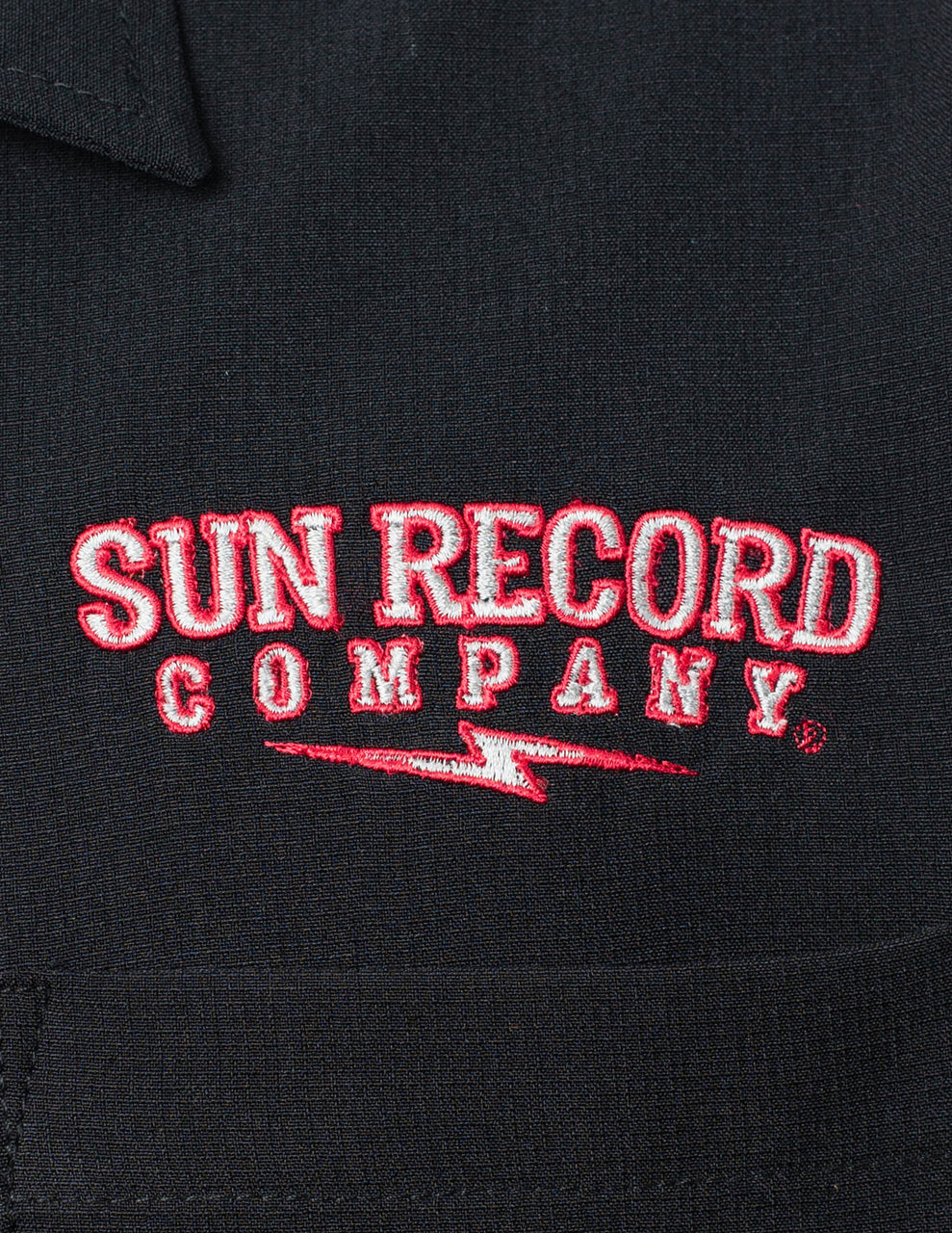 Sun Records Rockabilly Sound Piped Panel Bowling Shirt in Black by Steady Clothing