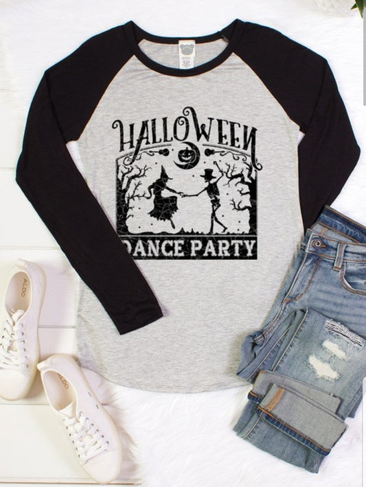 Hello Dance Party Raglan Shirt