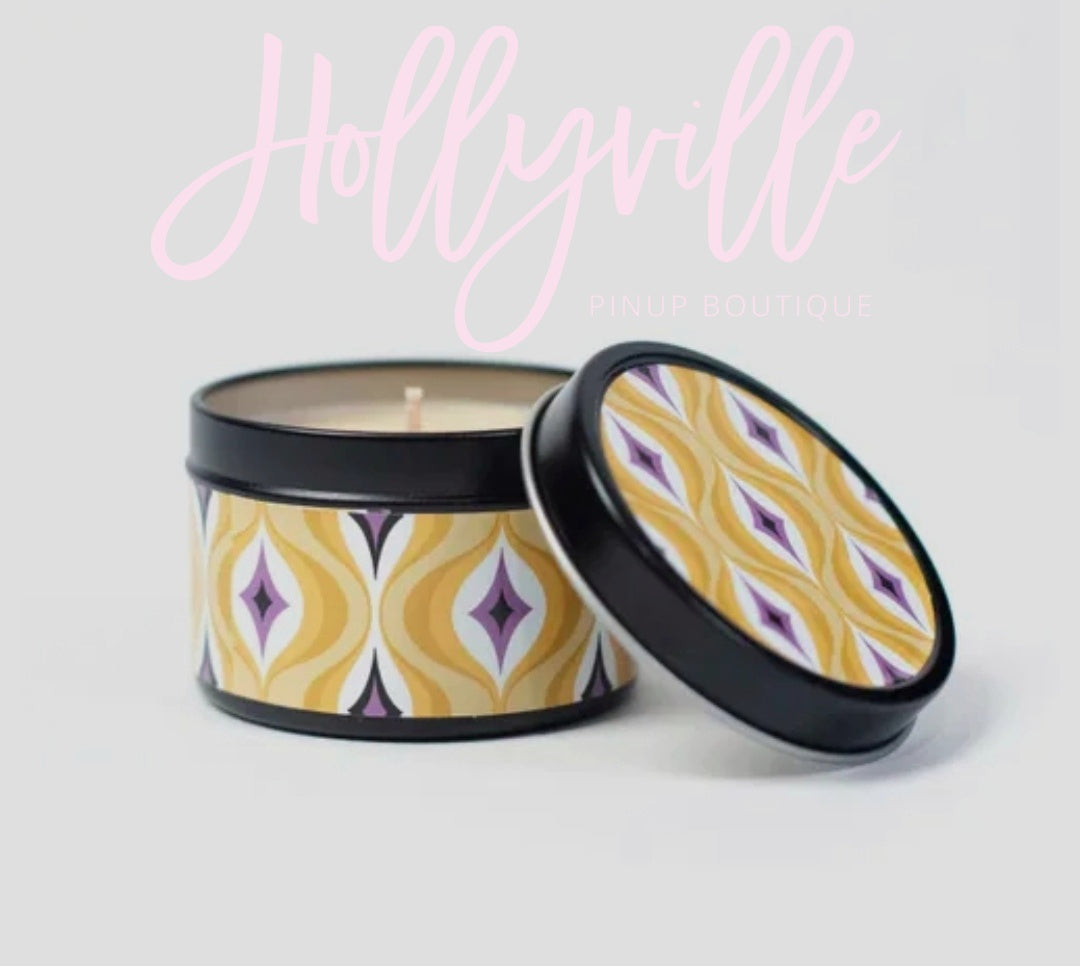 Diamond Waves Travel Candle