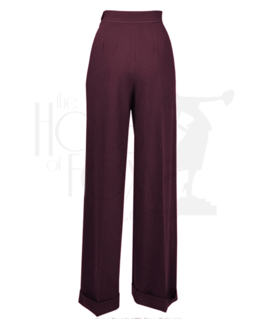 The House Of Foxy - Available now! Our eagerly awaited Pinstripe Cashmere  Blend Hepburn Trousers! Sorry you had to wait so long for these - we had to  make some changes to