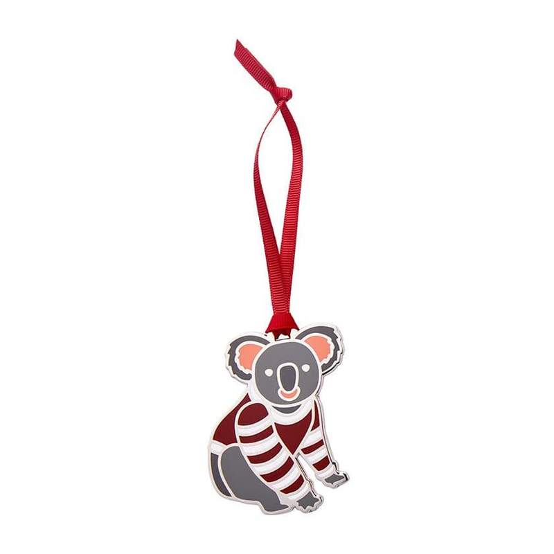 A Comfy Christmas Tree Ornament by Erstwilder Koala
