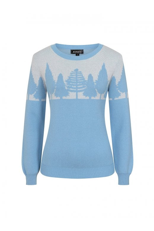 Women's Bright & Beautiful Raven Woodland Jumper Sweater by Collectif