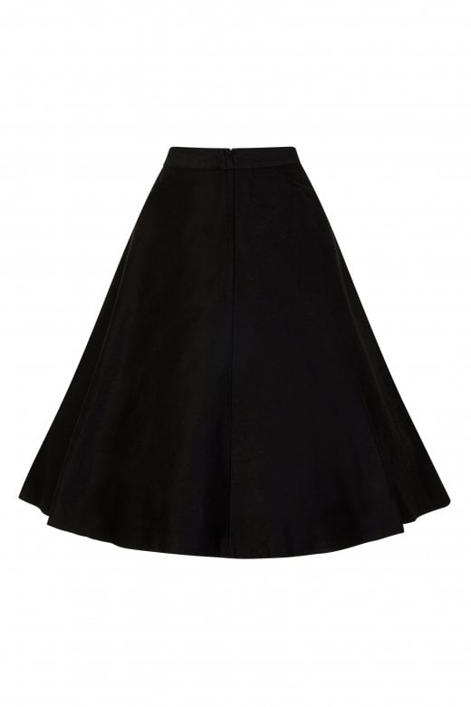 Swing About Black A-Line Skirt – Turn Black