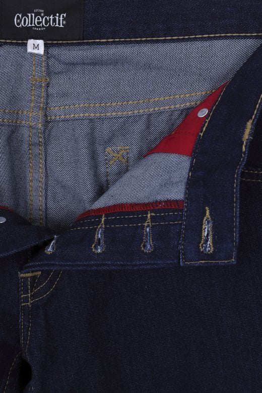 Teddy 50's Jeans by Collectif Menswear